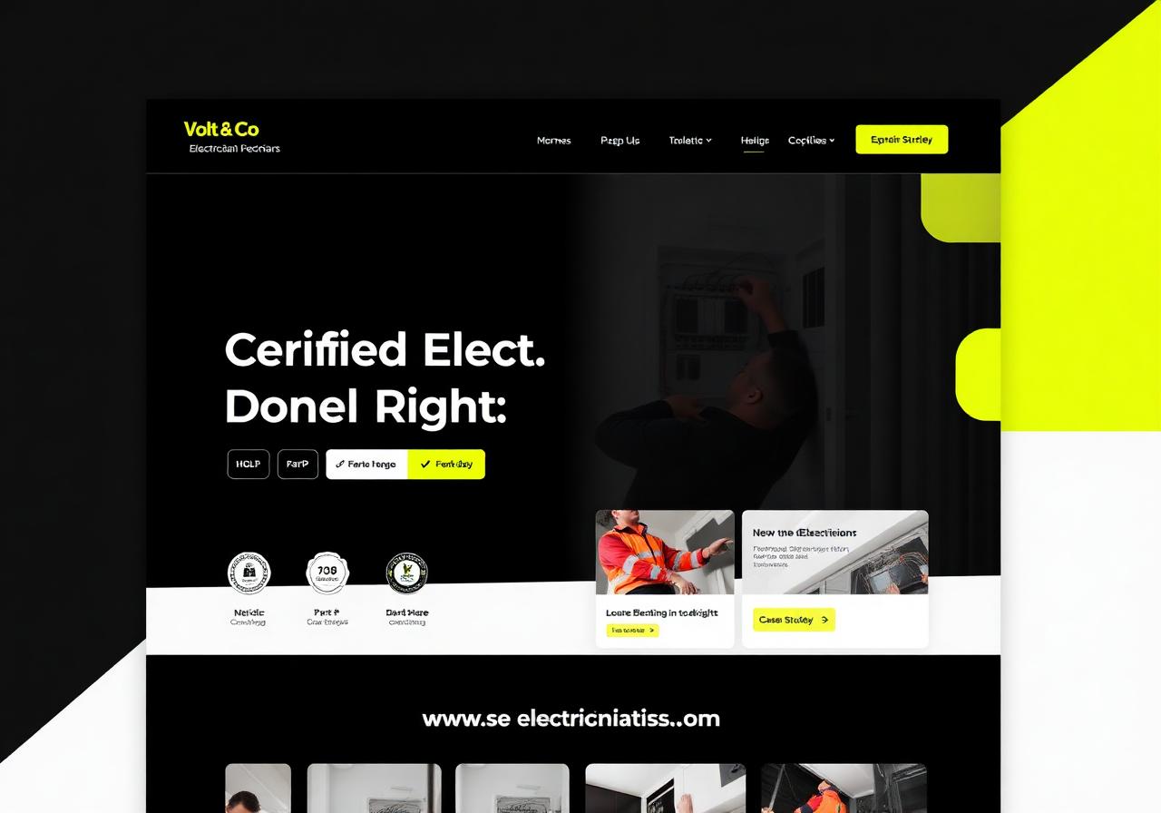 Electrical website example